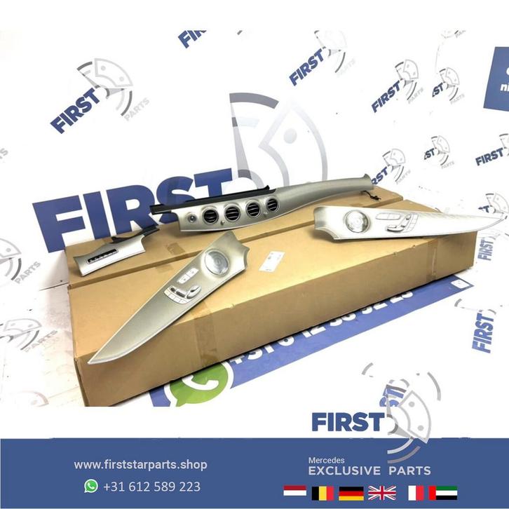 W213 C238 DASHBOARD + DEUR LIJSTEN SET MEMORY BURMESTER orig, Auto-onderdelen, Dashboard en Schakelaars, Mercedes-Benz, Gebruikt