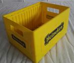 Vintage Heineken Geel CD bierkratje, Ophalen of Verzenden, Gebruikt, Overige typen, Heineken