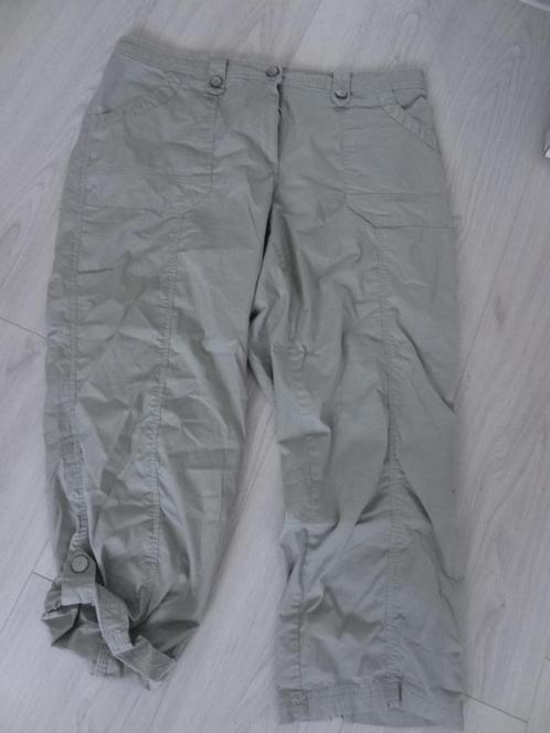 Capri in grijs van Ulla Popken - maat 46, Kleding | Dames, Grote Maten, Zo goed als nieuw, Broek of Spijkerbroek, Grijs, Ophalen of Verzenden