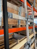 Aluminium vast kozijn met vakverdeling glas, Doe-het-zelf en Verbouw, Kozijnen en Schuifpuien, Raamkozijn, 150 tot 225 cm, Ophalen