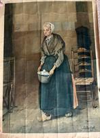 Reproductie Eduard Frankfort - Esther de Boer-van Rijk als K, Ophalen of Verzenden