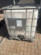 IBC tank 1000 ltr, Tuin en Terras, Regentonnen, 150 liter of meer, Ophalen, Gebruikt, Kunststof