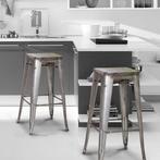 Llix cafe legend eetkamerstoelen vintage bistro stoel  122, Huis en Inrichting, Ophalen of Verzenden, Gebruikt, Bruin, Vijf, Zes of meer stoelen