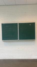 Schoolbord groot uitklapbaar met krijtrand, Ophalen, Gebruikt, Krijtbord