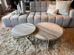 Salontafel set By Boo, Ophalen, Rond, 50 tot 100 cm, Zo goed als nieuw