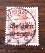 DR, bezetting België WO I, mi-nr. 3, let op stempels, Verzenden, Overige periodes, Gestempeld