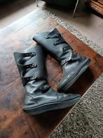 Loints Zwarte leren laarzen met riempjes maat 36, Hoge laarzen, UGG, Zwart, Ophalen of Verzenden