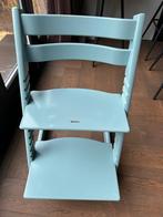 Stokke Tripp Trapp Meegroeistoel - Aqua Blauw, Kinderen en Baby's, Kinderstoelen, Ophalen, Gebruikt, Meegroeistoel, Aanschuifbaar