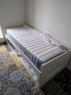 Ikea uitschuifbed, Huis en Inrichting, Slaapkamer | Bedden, 160 cm, Wit, Zo goed als nieuw, Ophalen