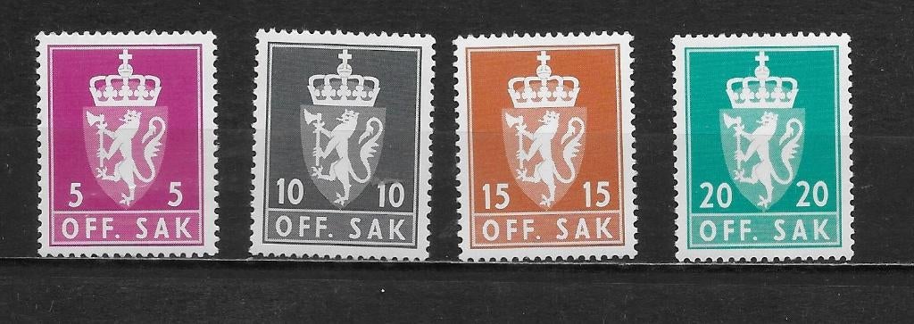 Noorwegen 1955 postfris, Postzegels en Munten, Postzegels | Europa | Scandinavië, Verzenden, Noorwegen, Postfris