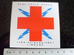 sticker rode kruis korps verbindingsdienst limburg logo, Verzenden, Zo goed als nieuw, Bedrijf of Vereniging