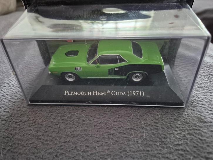 Plymouth Hemi "Cuda"1971 (DeAgostini), Hobby en Vrije tijd, Modelauto's | 1:43, Nieuw, Auto, Overige merken, Verzenden