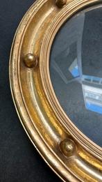 Butler lijst met bol glas, Antiek en Kunst, Antiek | Spiegels, Ophalen of Verzenden, Rond, Minder dan 50 cm