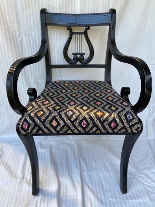 Harpstoel, Antiek en Kunst, Antiek | Meubels | Stoelen en Banken, Ophalen