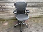 Herman Miller Aeron bureaustoel met chroom onderstel, Ophalen, Gebruikt, Zwart, Bureaustoel