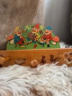 Vintage kinderkapstokje kapstokje hout, Ophalen