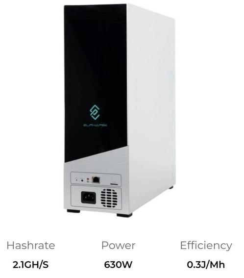 Nieuw, Elphapex miner, DG Home 1, 2.1 Gh/s Doge en Lite coin, Computers en Software, Routers en Modems, Nieuw, Ophalen of Verzenden