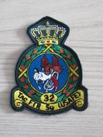 USAFE patch 32nd Tactical Fighter Squadron 'Wolfhounds' SSB, Embleem of Badge, Amerika, Luchtmacht, Verzenden