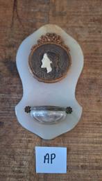 (AP) bijzondere Antieke wijwaterbakje,  zie foto's, Ophalen of Verzenden