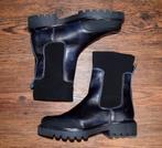 Tamaris - leren chelsea boots Valentina black - maat 39, Tamaris, Zwart, Lage of Enkellaarzen, Nieuw