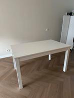 Ikea Eettafel Wit - Uitschuifbaar, Huis en Inrichting, Ophalen, Kunststof, Gebruikt, 100 tot 150 cm