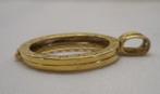 Zilveren goud vergulde mimoneda hanger nr.897, Verzenden, Zo goed als nieuw, Goud, Zilver