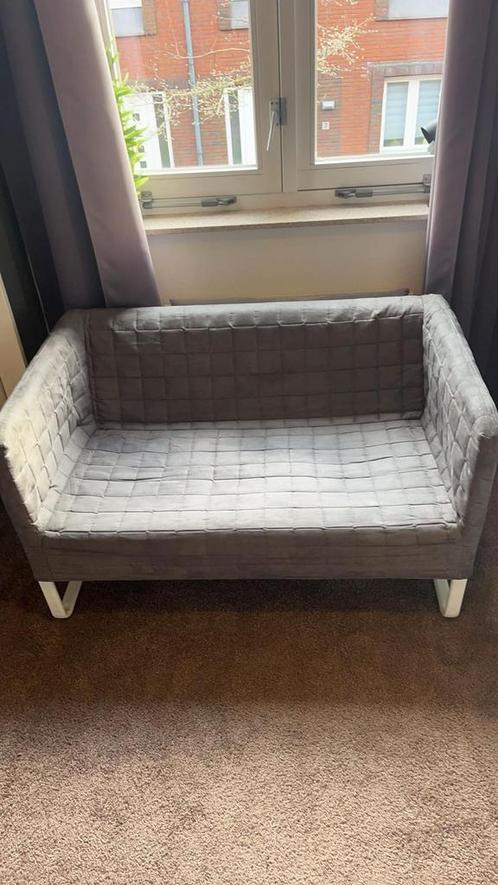 Bank, Huis en Inrichting, Banken | Sofa's en Chaises Longues, Zo goed als nieuw, Tweepersoons, Minder dan 150 cm, 75 tot 100 cm