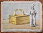Schoolplaat "Hoogepriester en Ark des Verbonds" / Van Lummel, Antiek en Kunst, Antiek | Schoolplaten, Ophalen, Geschiedenis