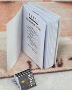 Mini boeken Poppenhuis Stephen King Boeken Schaal 1/12 1/6, Verzamelen, Poppen, Nieuw, Ophalen of Verzenden, H, H