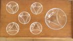 Vintage Nachtmann Marc Aurel kristallen bowl schalen set, Ophalen of Verzenden