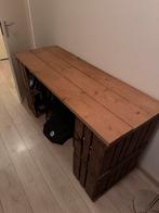 Bureau - Steigerhout, Ophalen, Gebruikt