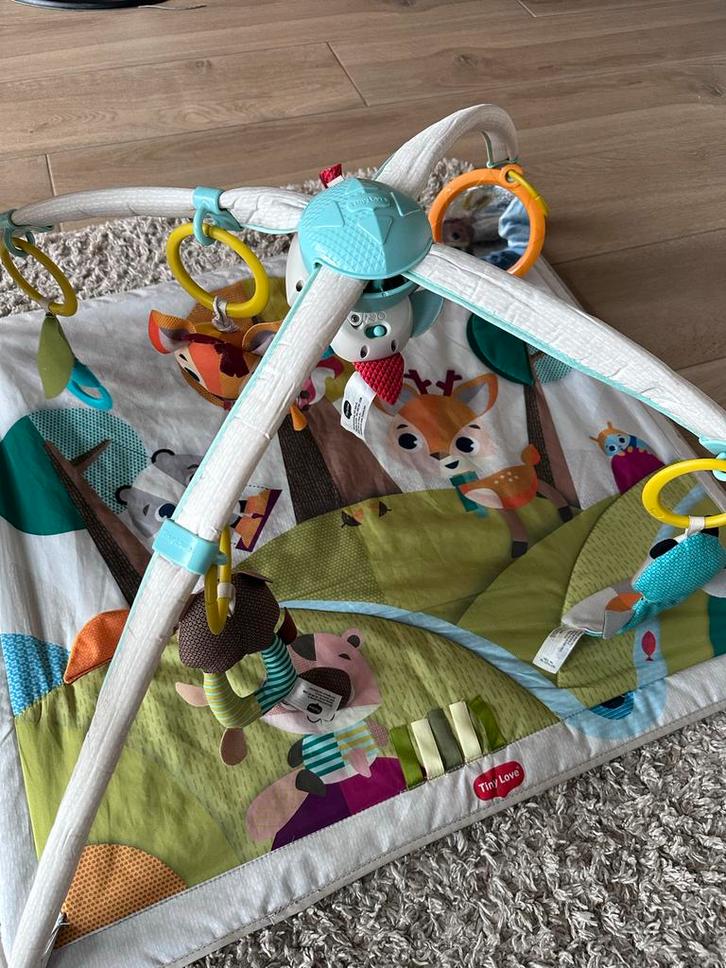 Tiny Love babygym - into the forest - best beoordeelde gym!, Kinderen en Baby's, Speelgoed | Speelkleden, Zo goed als nieuw, Ophalen of Verzenden