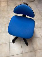 Bureaustoel voor een prikkie af te halen, Ophalen, Gebruikt, Blauw, Bureaustoel