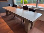 Massieve Eikenhouten Tafel - Groot Formaat, Ophalen, Gebruikt, 100 tot 150 cm, Eikenhout