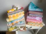 Vintage nieuwe set handdoeken, theedoeken en washandjes, Ophalen of Verzenden, Nieuw