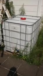 Regenton IBC vat voor regenwateropvang 1000L, 150 liter of meer, Ophalen, Gebruikt, Kunststof