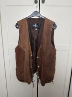 Santa fe vintage leder gilet heren maat XXL suede, Kleding | Heren, Bruin, Vintage, Overige maten, Ophalen of Verzenden