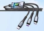 USB 3 in 1 laadkabels, Ophalen of Verzenden, Nieuw