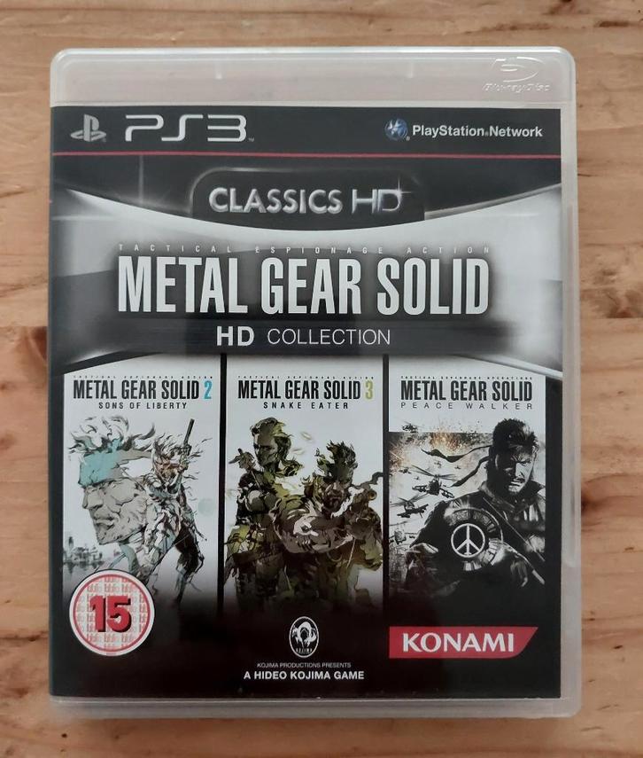 Metal Gear Solid HD Collection PS3 Playstation 3, Spelcomputers en Games, Games | Sony PlayStation 3, Zo goed als nieuw, Avontuur en Actie