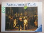 1500 Puzzel: Rembrandt: De Nachtwacht, Ophalen of Verzenden, 500 t/m 1500 stukjes, Legpuzzel, Zo goed als nieuw
