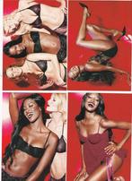 serie van 4 Lingeriekaarten / sexy modellen voor H&M., Verzenden, Voor 1920, Ongelopen, Sterren en Beroemdheden