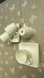 Kop en schotels nieuw 14 stuks roomwit, Huis en Inrichting, Keuken | Servies, Ophalen, Zo goed als nieuw, Overige stijlen, Kop(pen) en/of Schotel(s)