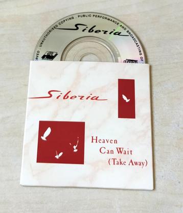 Siberia - Heaven Can Wait (Take Away) 3" CD Single 1990 2trk beschikbaar voor biedingen