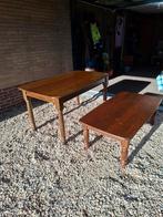 Eiken tafels, Huis en Inrichting, Tafels | Eettafels, Ophalen, Gebruikt, Rechthoekig
