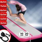 ❤️ ACTIE AirTrack Opblaasbare Turnmat 5 M Roze Wit, Sport en Fitness, Turnen, Nieuw, Overige typen, Roze, Verzenden
