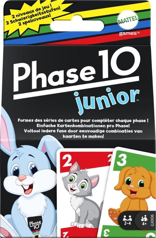 Phase 10 Junior NIEUW, Hobby en Vrije tijd, Gezelschapsspellen | Kaartspellen, Nieuw, Ophalen of Verzenden