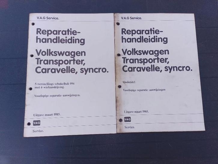 Werkplaatsboeken Vw Transporter T3 Syncro 5-bak en onderstel, Boeken, Auto's | Boeken, Gelezen, Volkswagen, Ophalen of Verzenden