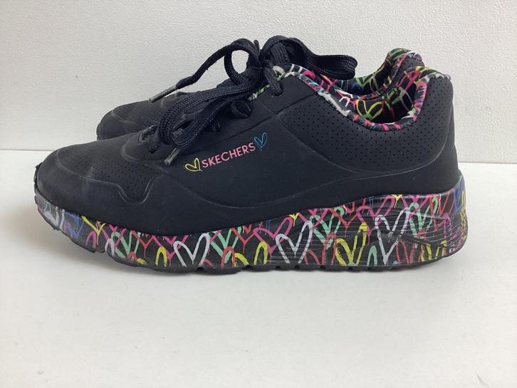 Skechers Uno Loving Love sneakers leer zwart mt 38, Kleding | Dames, Schoenen, Gedragen, Sneakers of Gympen, Zwart, Ophalen of Verzenden