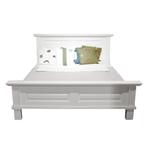 Tweepersoons  Cambridge Bed 200x200, Huis en Inrichting, Slaapkamer | Bedden, Ophalen, Overige materialen, Wit, Tweepersoons