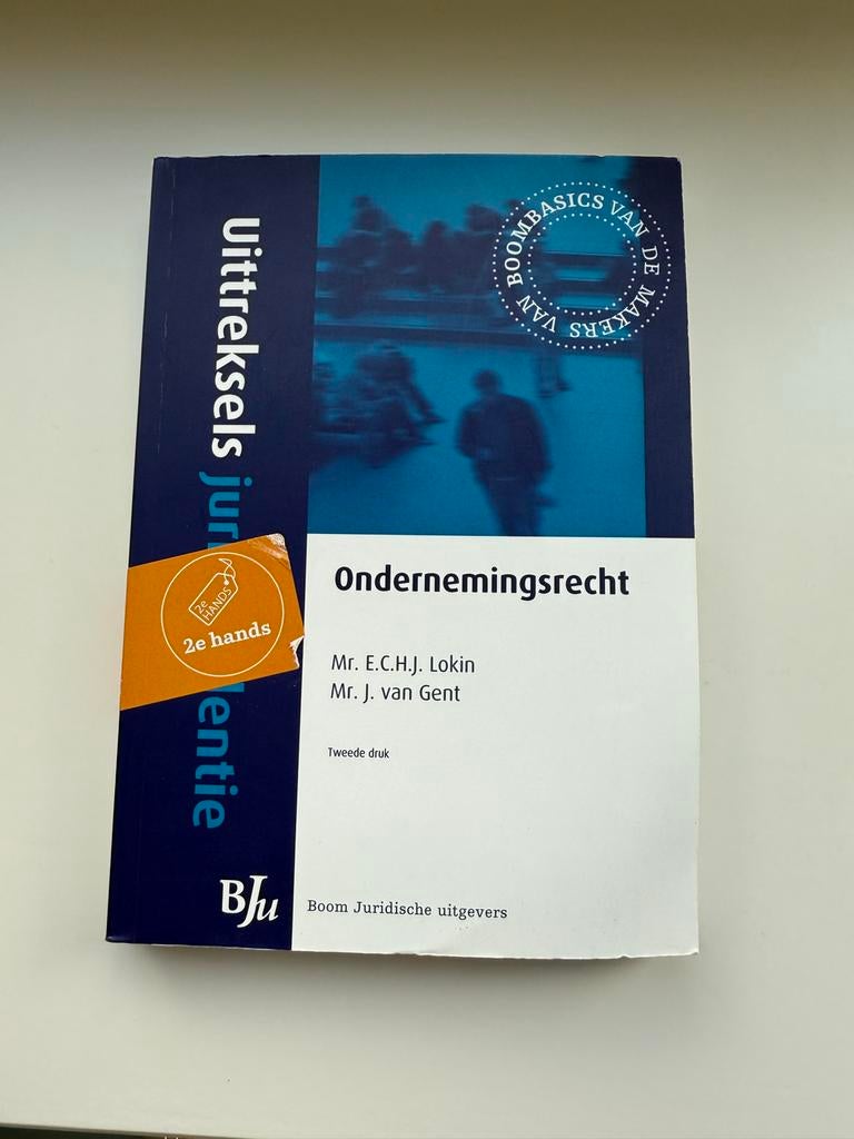 Ondernemingsrecht Jurisprudentie 2015, Boeken, Ophalen of Verzenden, Beta, Gelezen, HBO